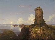 Romantic Landscape with Ruined Tower